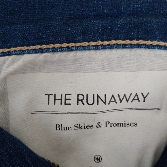 MOTHER The Runaway Flared Jeans Blue Skies & Promises Size 30 - Picture 15 of 16